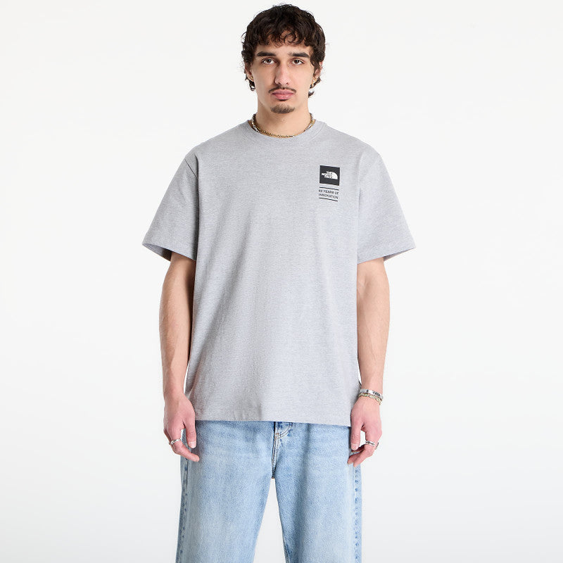 The North Face TNF Celebration Relaxed Short Sleeve Tee-Graphic TNF Pale Grey Heather