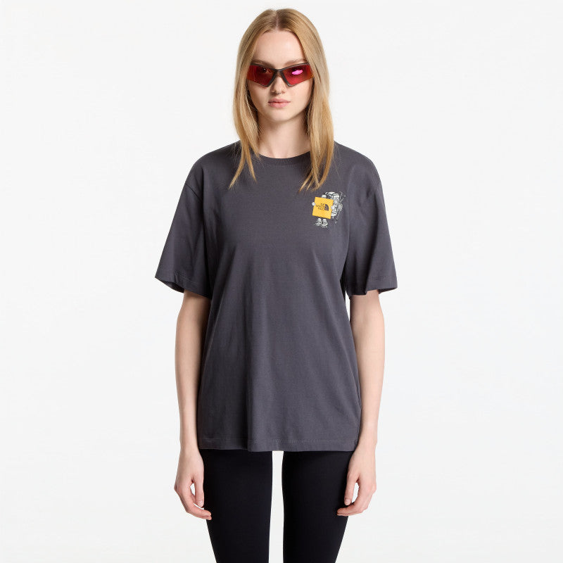 The North Face Gear Up Get Out Relaxed SS Tee UNISEX Anthracite