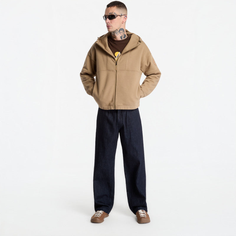 Napapijri Bloom Full-Zip Hoodie Beige Petrified Oak