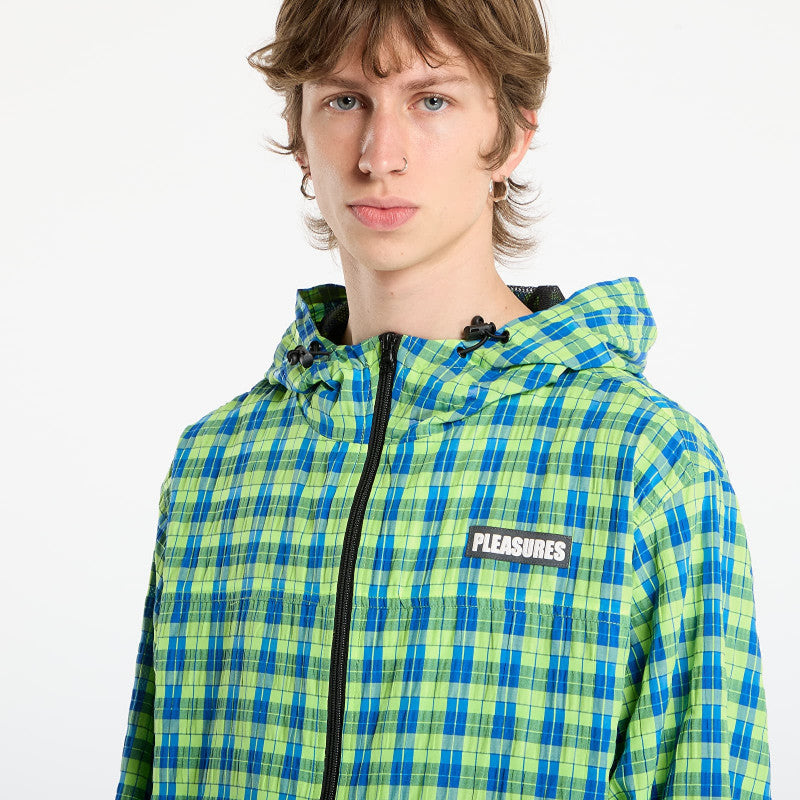 PLEASURES Practice Hooded Jacket Neon