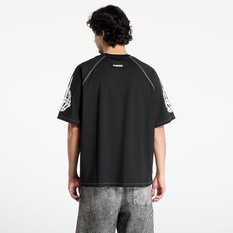 PLEASURES Pollution Boxy Raglan Black