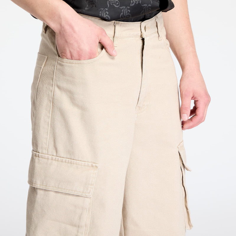 Karl Kani Og Baggy Twill Shorts Beige