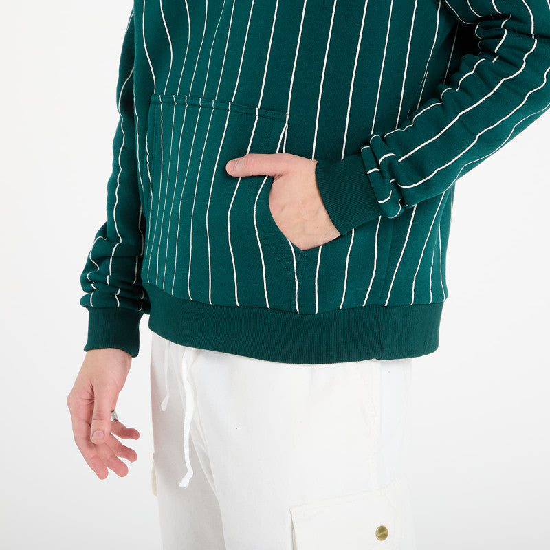 Karl Kani Small Signature Essential Pinstripe Hoodie Green
