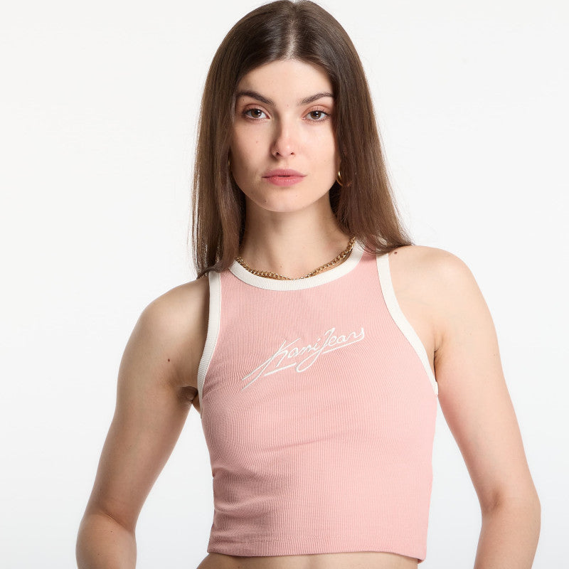 Karl Kani Kani Jeans Rib Racer Top Pink