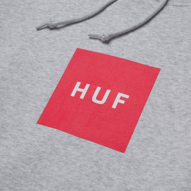 HUF Essentials Box Logo Hoodie Athletic Heather