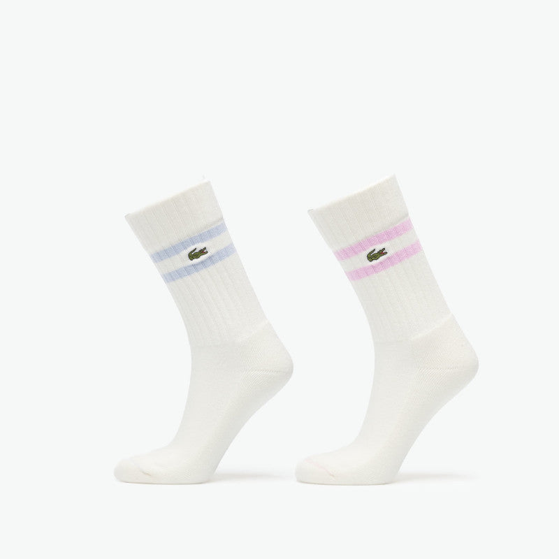 LACOSTE Socks Flour/ Phoenix Blue-Albizia