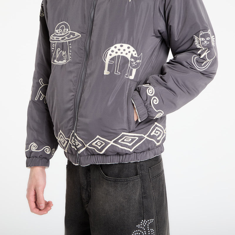 RIPNDIP Blonded Reversible Jacket Black