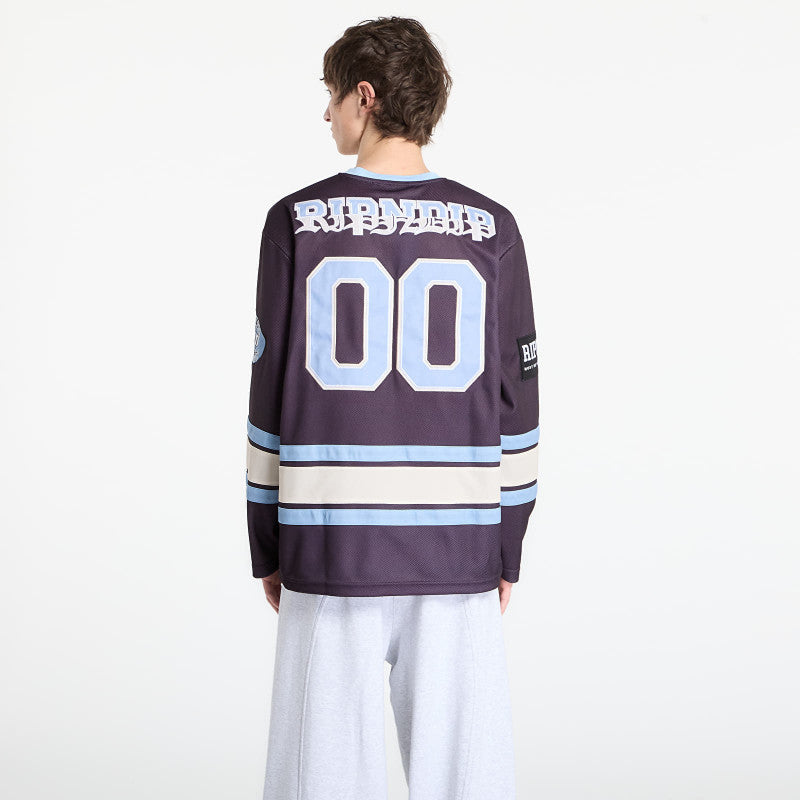 RIPNDIP No Days Off Hockey Jersey Plum