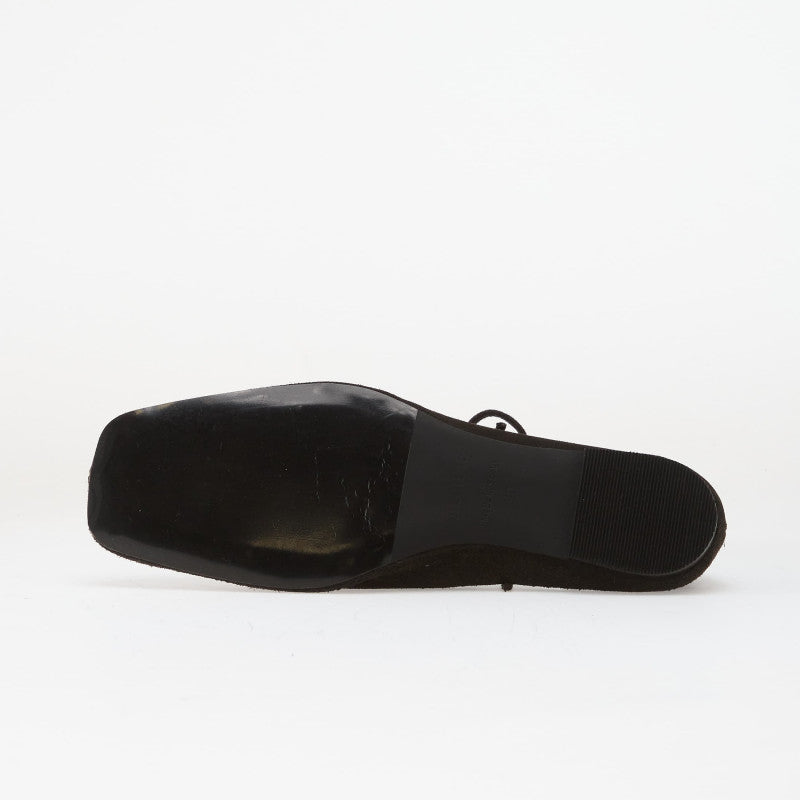 Alohas Sway Suede Coffee Brown Leather Ballet Flats Coffee Brown