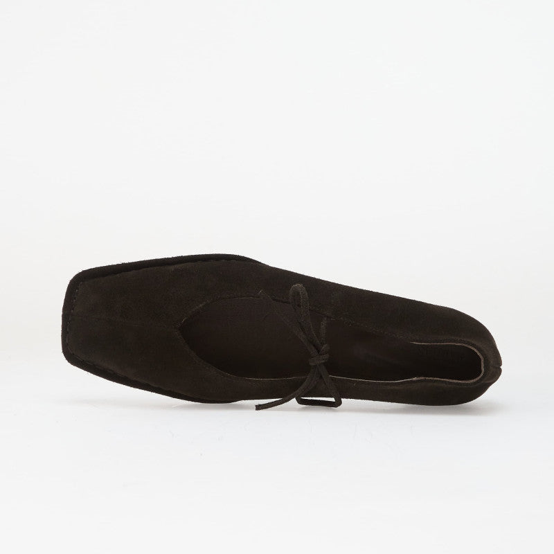 Alohas Sway Suede Coffee Brown Leather Ballet Flats Coffee Brown