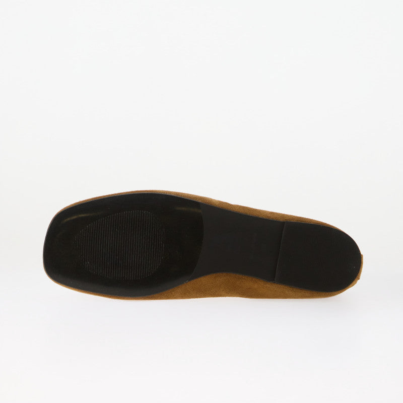 Alohas Rosalind Suede Tan Leather Ballet Flats Tan