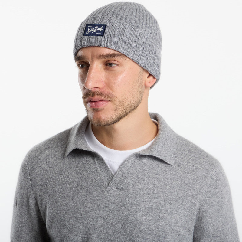 MC2 Saint Barth Sheldon Beanie Grey Melange