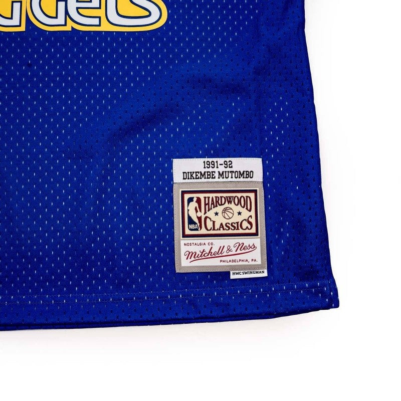 Mitchell & Ness NBA Swingman Jersey Denver Nuggets Road 1991-92 Dikembe Mutombo
