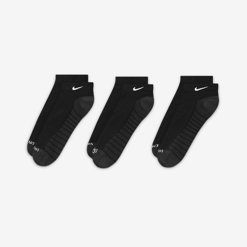 Nike Everday Max Cushioned No Show kojinės (3 Poros)