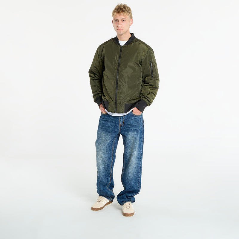 Urban Classics 2-Tone Bomber Jacket Green
