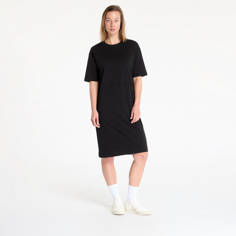 Sukienka Urban Classics Ladies Organic Oversized Slit Tee Dress Black