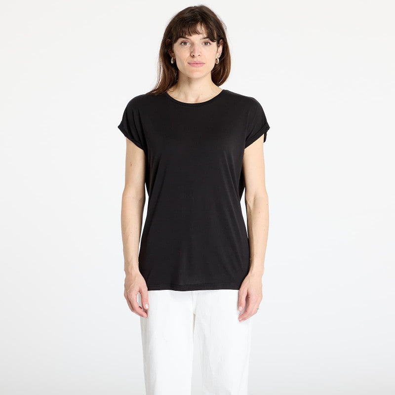 Urban Classics Ladies Modal Extended Shoulder Tee Black
