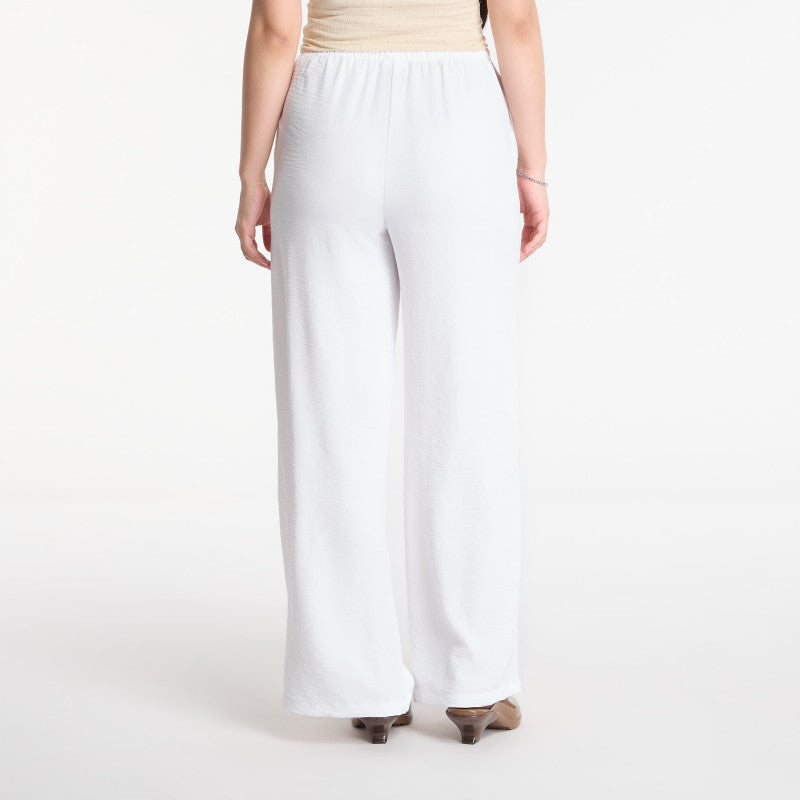 Urban Classics Structured Wideleg Pants White