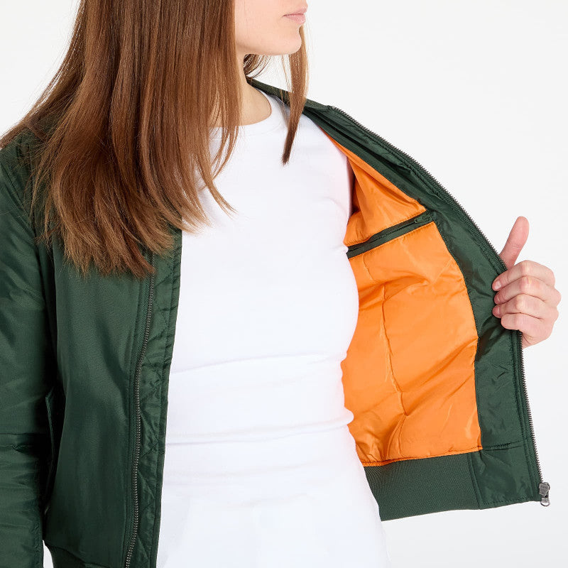 Urban Classics Ladies Basic Bomber Jacket Green