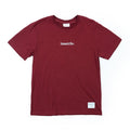 Mitchell & Ness Essentials Heavy Weight Tee Cabernet