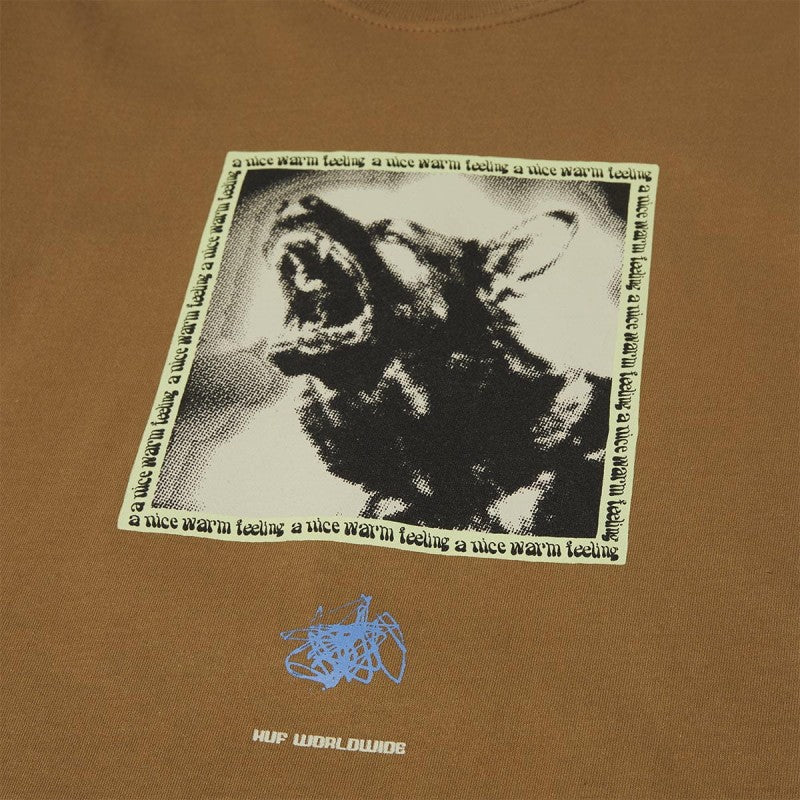 HUF Beware T-Shirt Camel