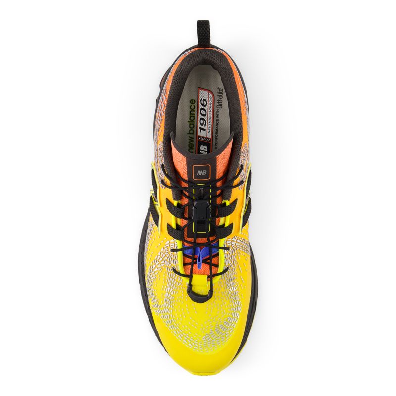 New Balance 1906 Punch Yellow/ Tangerine Heat/ Black