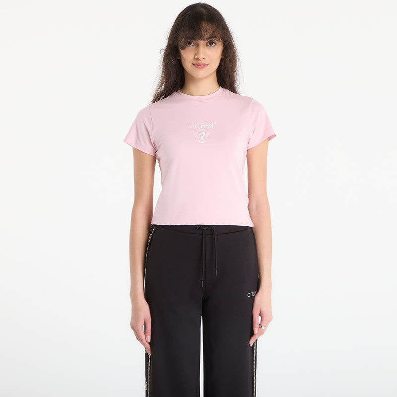 GUESS Colette Ss Tee Light Purple Blossom