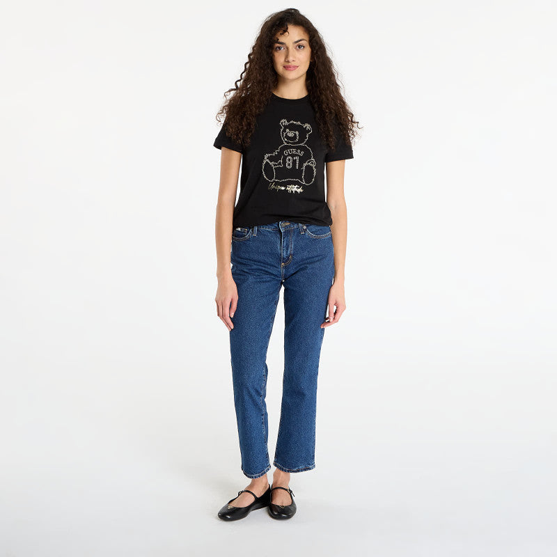 GUESS Unique Attitude Ss T-Shirt Black