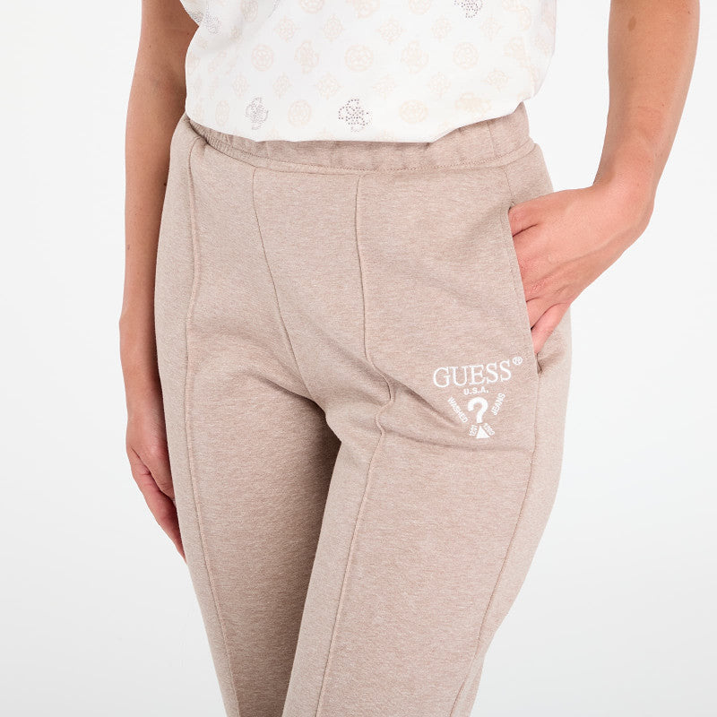 GUESS Roberta Cuff Long Pants Beige