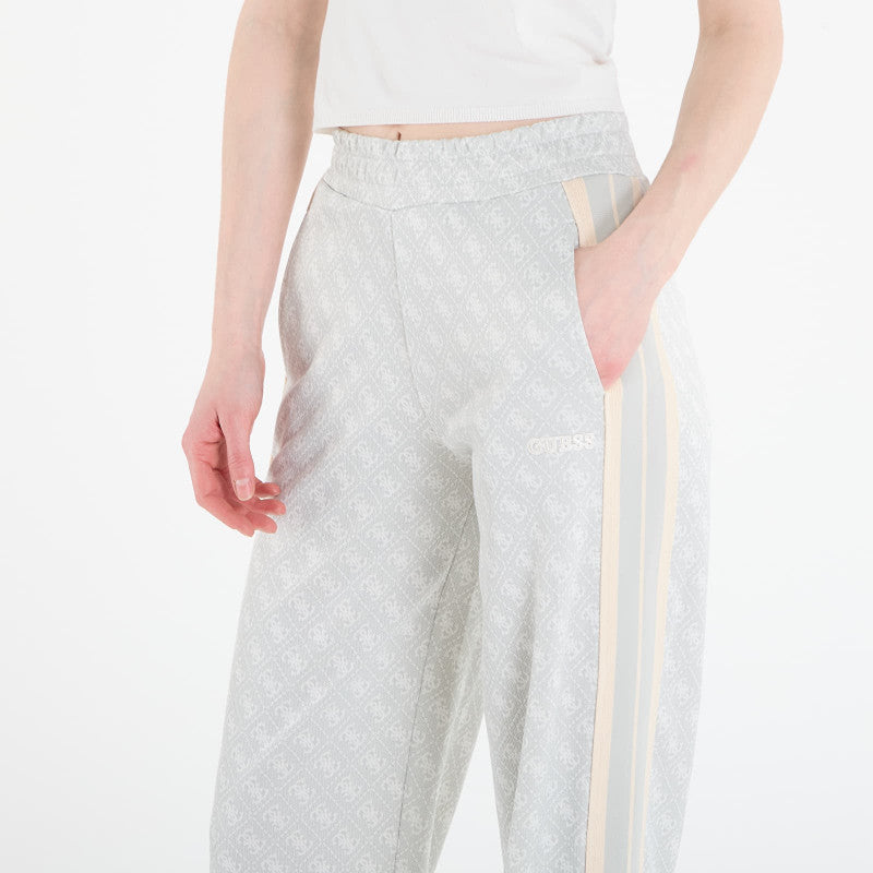 GUESS 4G Jacquard Straight Leg Pants Elegant Jacquard