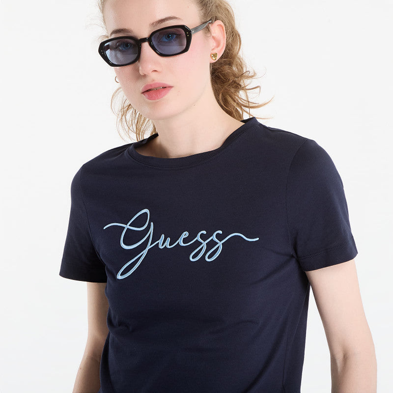 GUESS Circe Ss Cn T-Shirt Daring Ocean