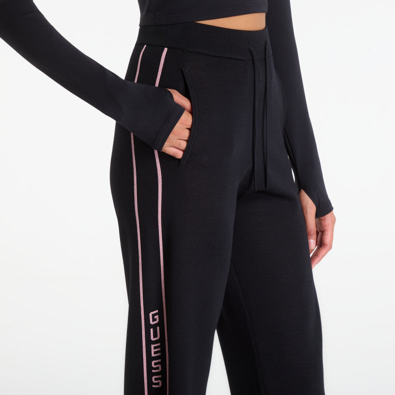 GUESS Meissa Straight Pant Sweater Jet Black