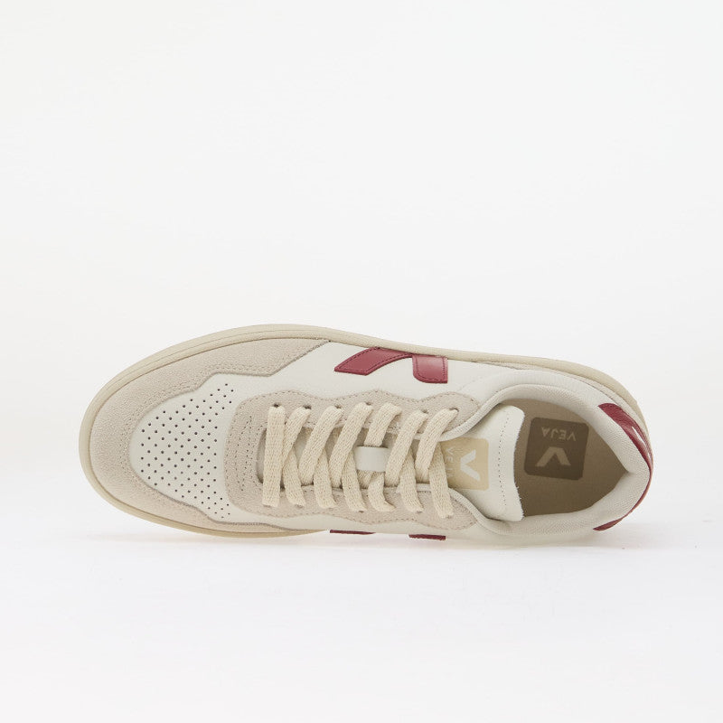 Veja V-90 O.T. White/ Marsala/ Natural