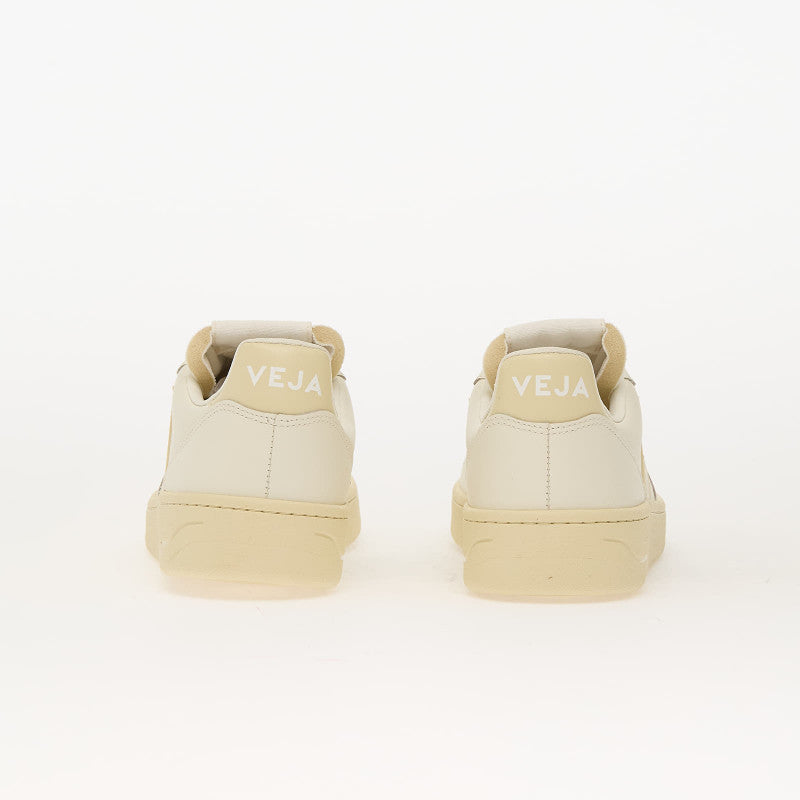 Veja V-10 Leather Pure_Calcaire