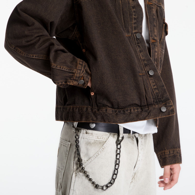 Vans Check 5 Denim Trucker Jacket Black/ Vintage Cocoa