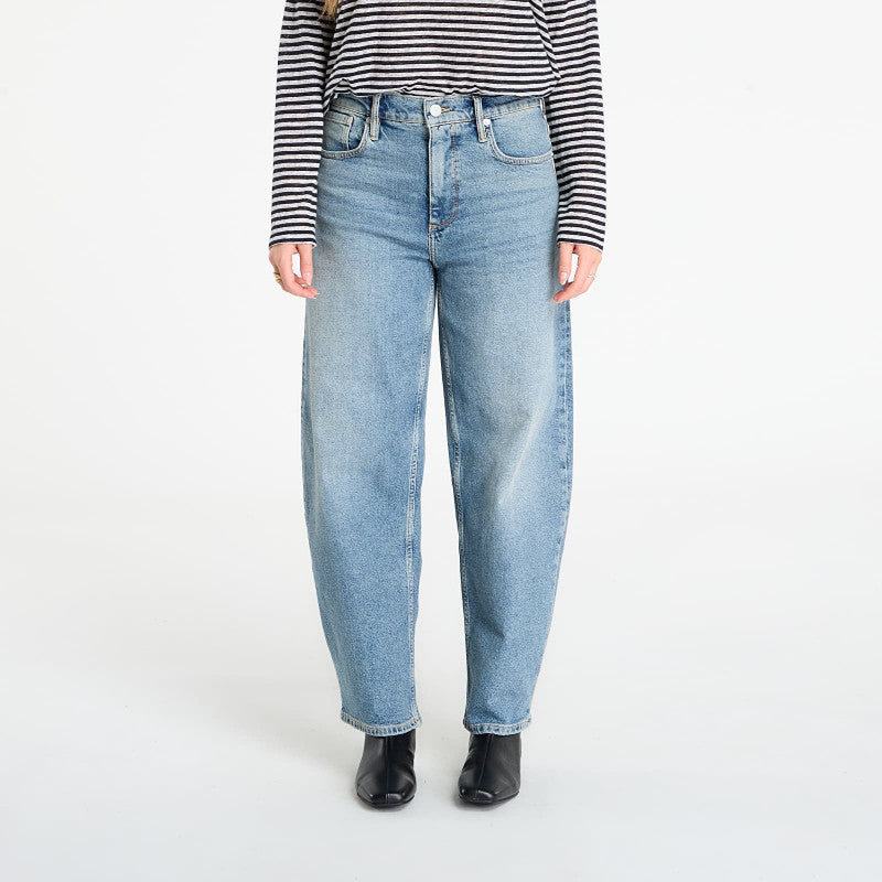 Jeansy AllSaints Sadie Barrel Leg Denim Jeans Washed Indigo