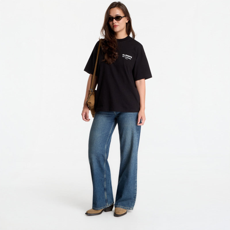 AllSaints Eliana Etta Tee Black