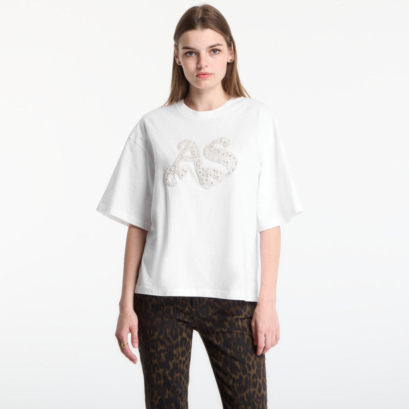 AllSaints Icon Amelie Tee Optic White