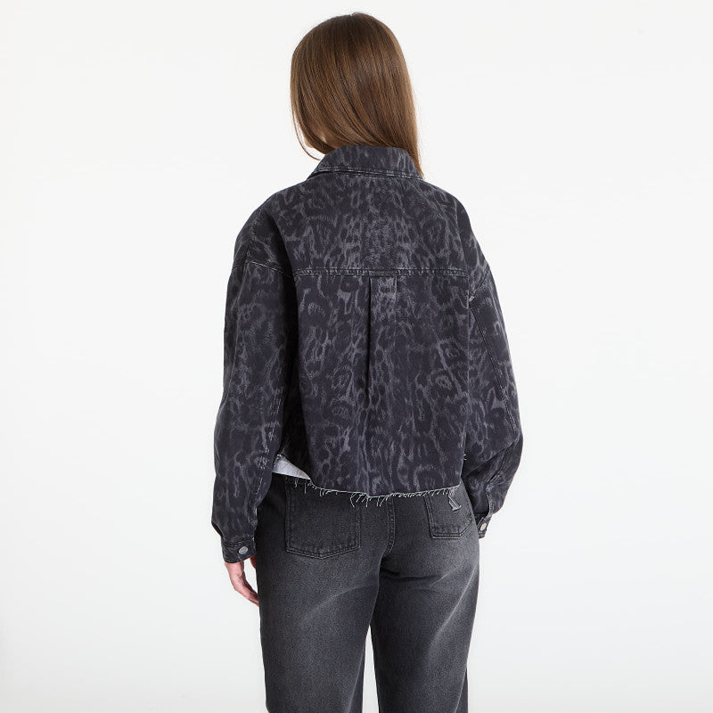 AllSaints Nicky Denim Shacket Leppo Black