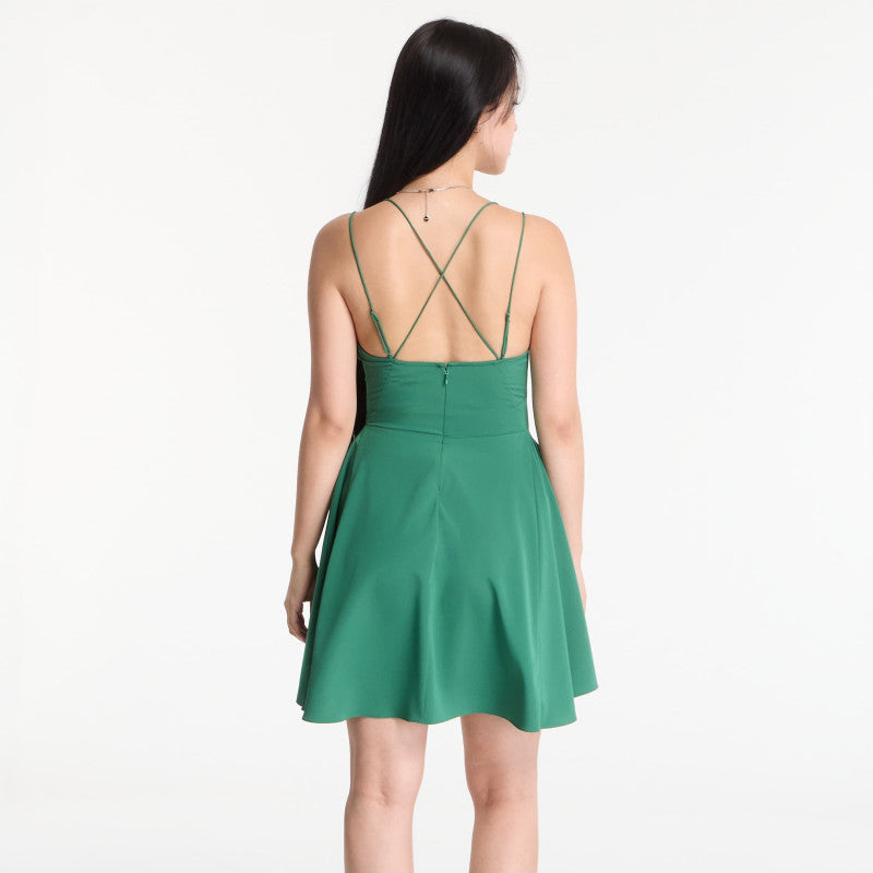 Sukienka AllSaints Claire Mini Dress Apple Green