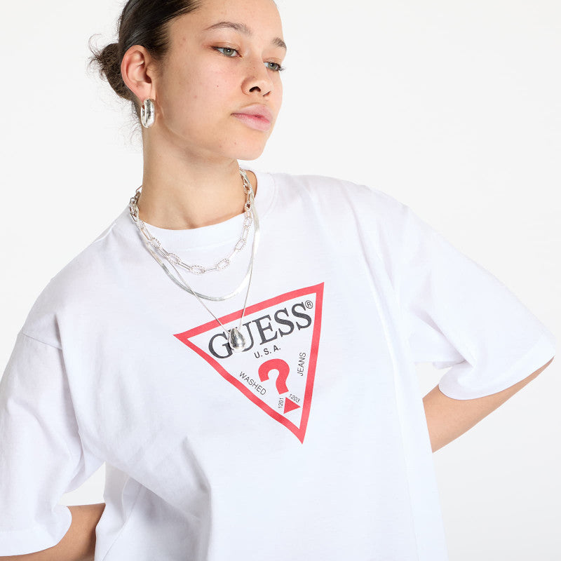 Guess JEANS Oversized Iconic Tee Pure White