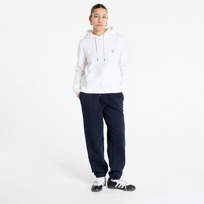 Guess JEANS Hood Reg Mini Triang Sweat Pure White