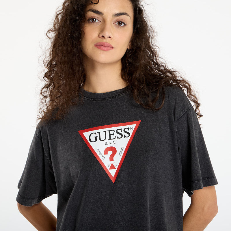 Guess Jeans Ss Cn Os Iconic Black