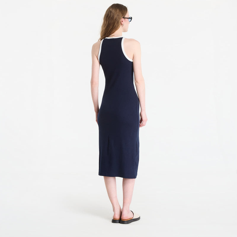 Sukienka Tommy Hilfiger Contrast Bind Rib Tank Dress Navy