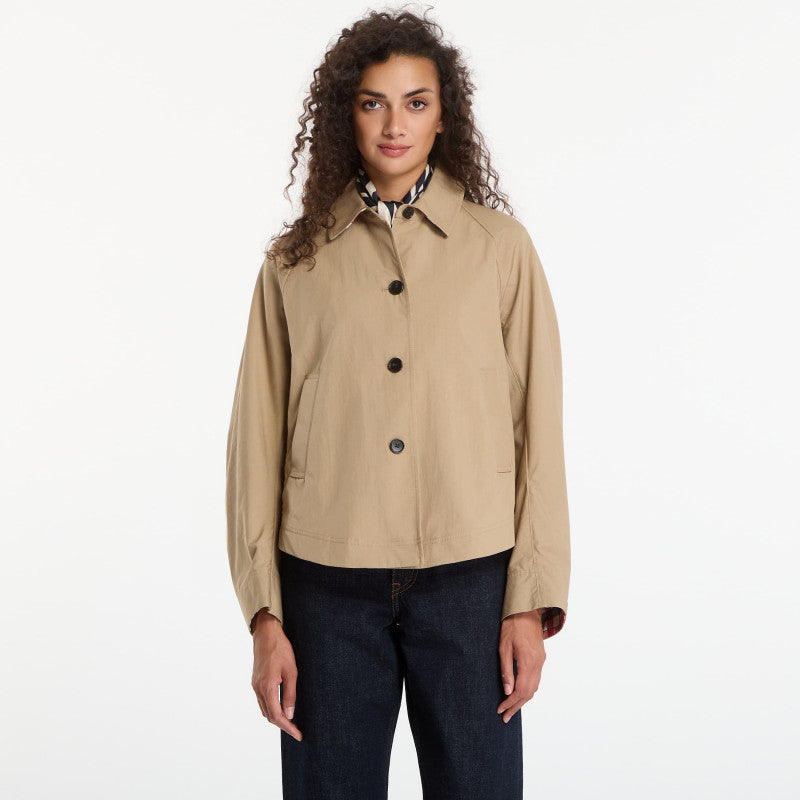 Tommy Hilfiger Cotton Short Jacket Camel