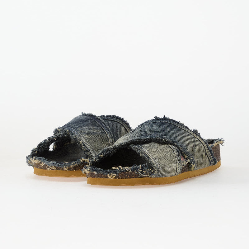DIESEL Woodstock D-Woodstock-Sa-Cross Wmns Sandals Blue Denim